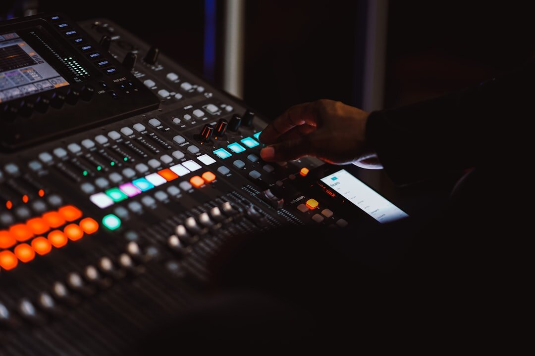 Audio recording and sound preparation in studio